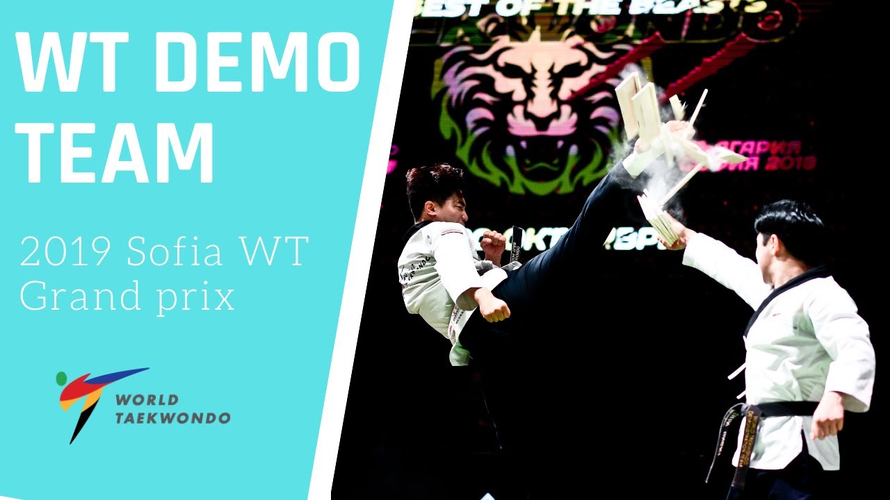 WT Demonstration Team at 2019 Sofia WT Grand Prix