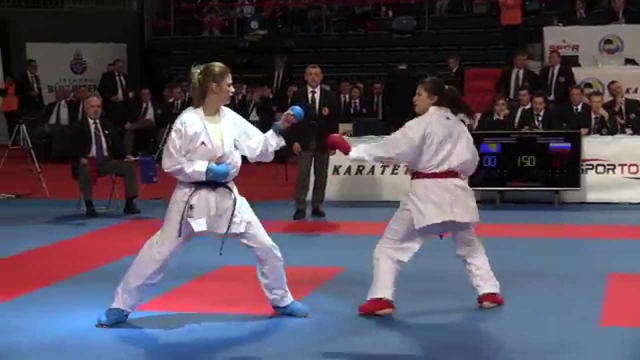 Team Female Kumite. RUSSIA vs BOSNIA. 2015 European Karate Championships | WORLD KARATE FEDERATION