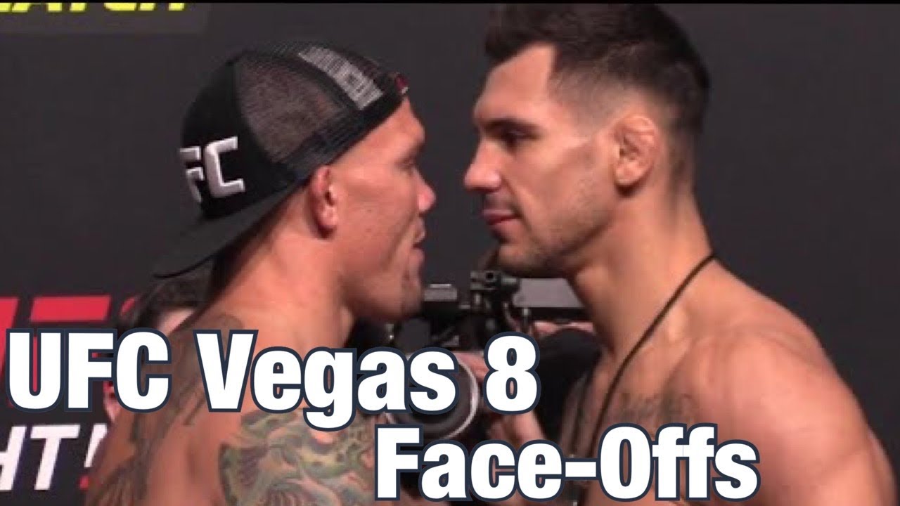 UFC Vegas 8 Face Offs: Anthony Smith vs Aleksandar Rakic background