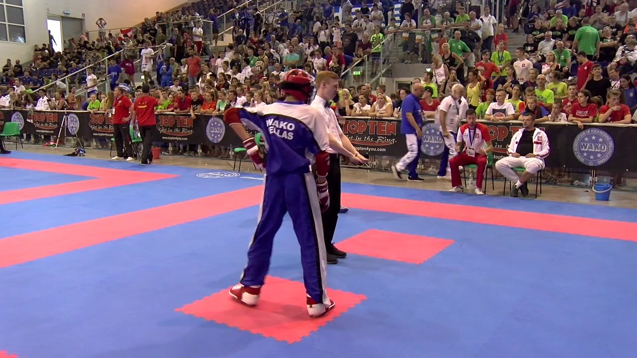 Filip Suder v Konstantinos Batris WAKO World Championships 2018