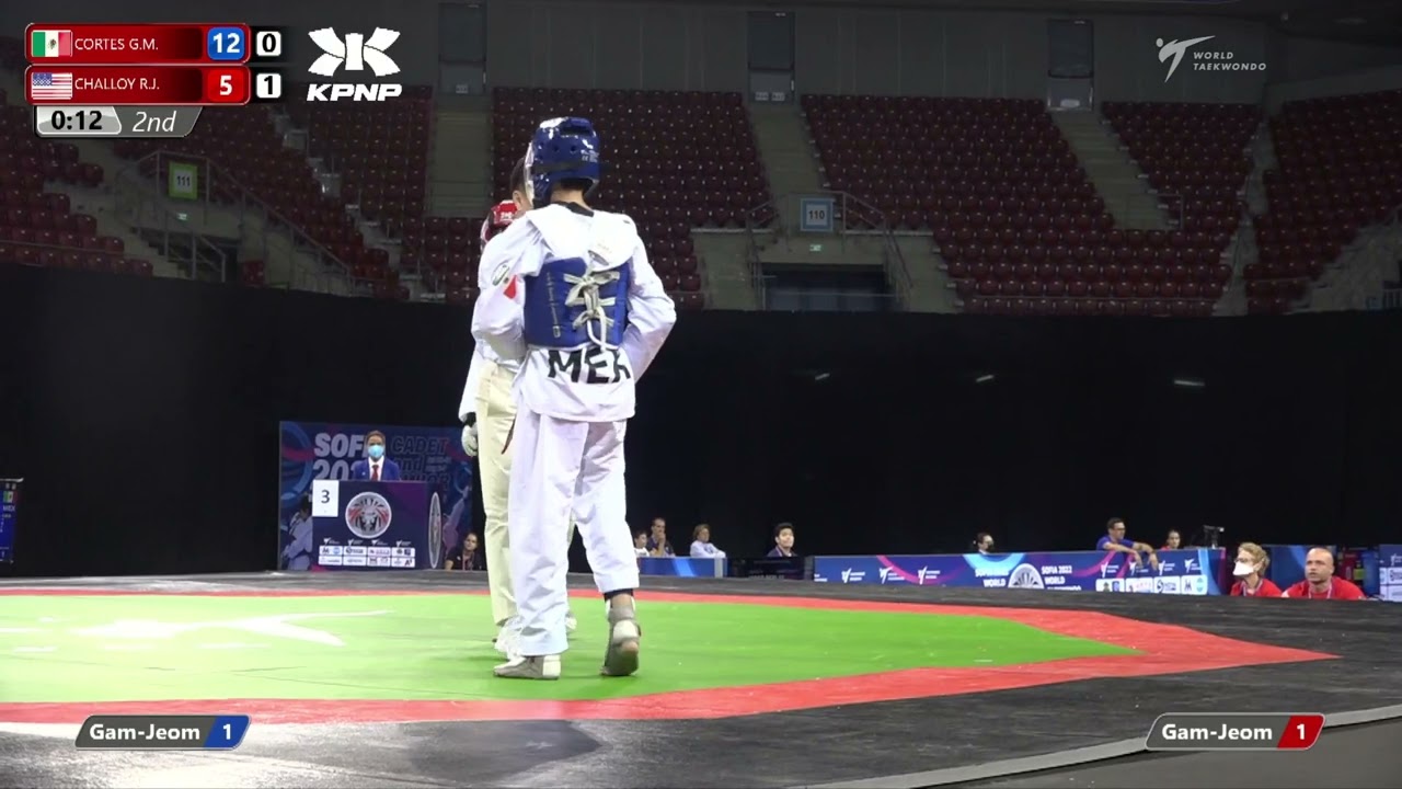 308 R32 Boys 41kg MEX CORTES G M USA CHALLOY R J