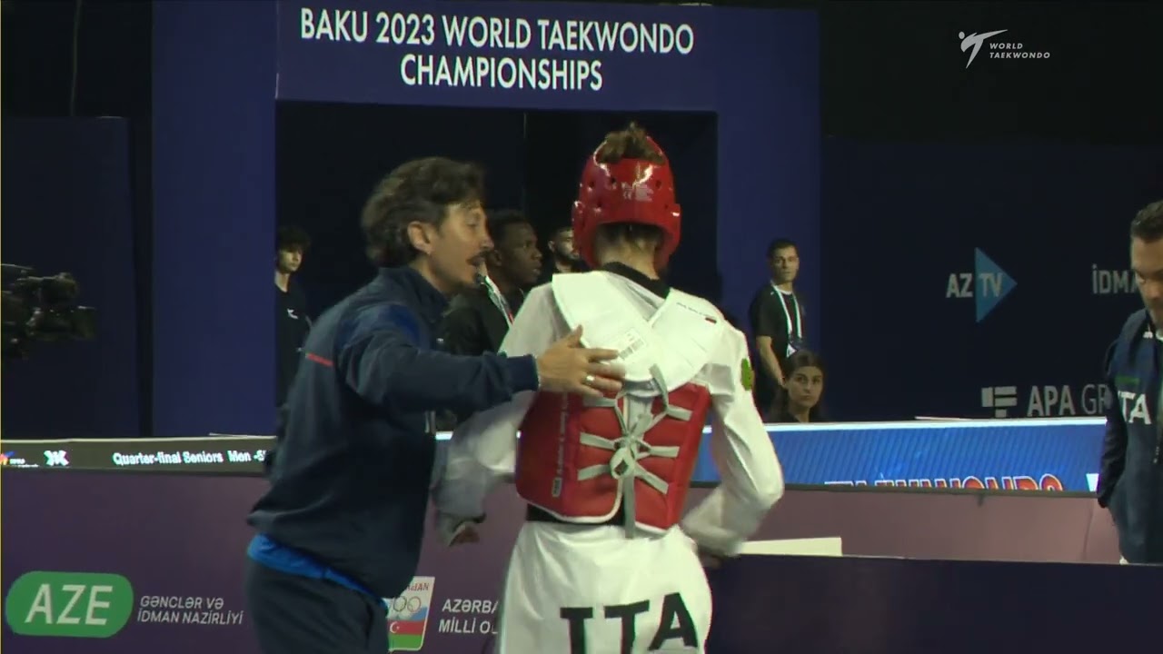 328 Quarter final Women 73kg GBR MCGOWAN R ITA SMIRAGLIA M background