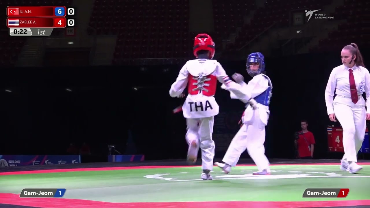 336 F Girls 33kg TUR ILI A N THA ZAELEE A