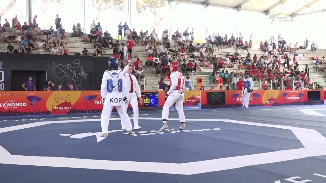 223 W-67kg QF KIM Jan-di KOR 🔵 vs 🔴 BOZANIC Nadica SRB I Rome 2022 World Taekwondo GP