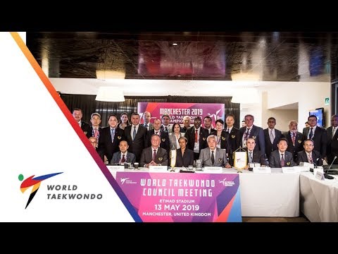 World Taekwondo Council Meeting on May 13, 2019 in Manchester, UK background