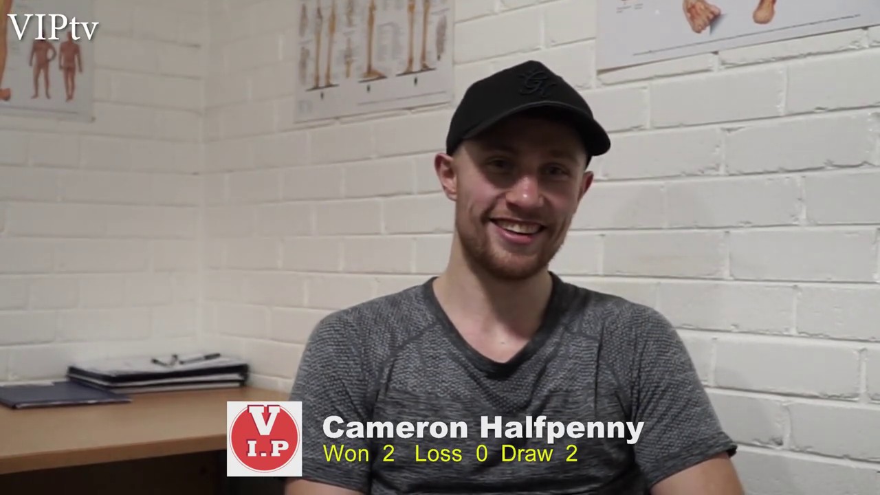 Cameron Halfpenny returns to the ring after more than 4 years away background
