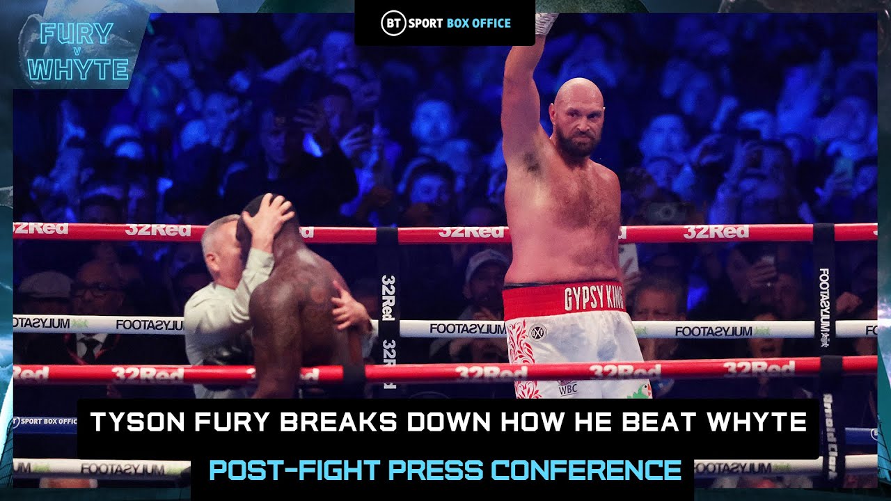 😂 Fury breaks down win: "I've got the b***s of King Kong, heart of a Lion & mindset of Wizard of Oz" background