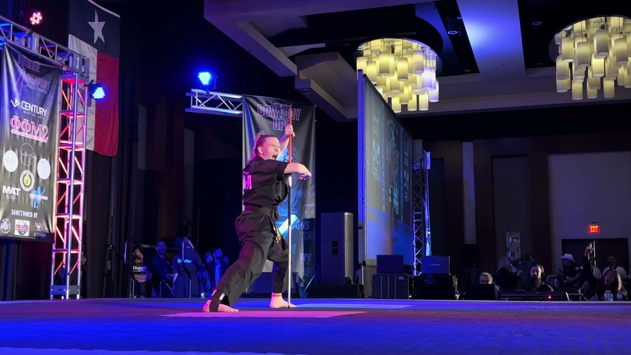 Sara Campbell Women's CMX Weapons Overall Grands - Cowboy Up Martial Arts Championships 2024 background