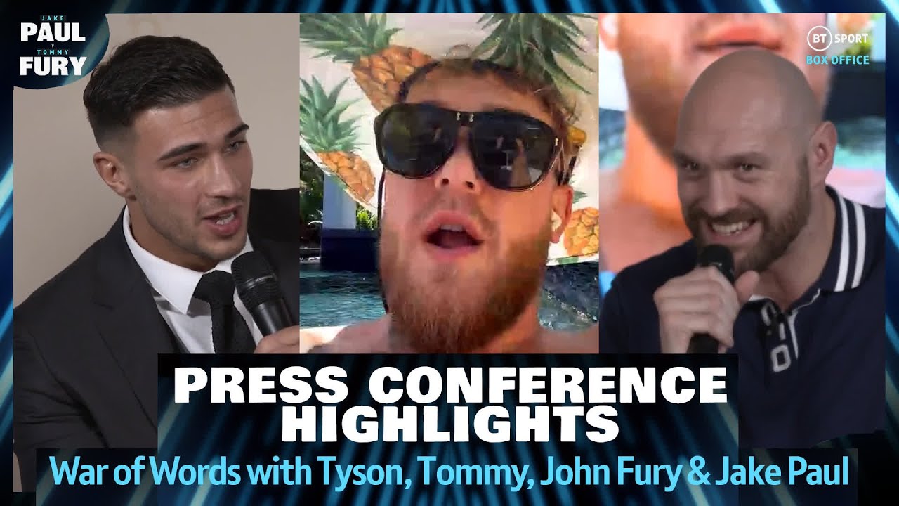 Jake Paul and Team Fury Press Conference Highlights background