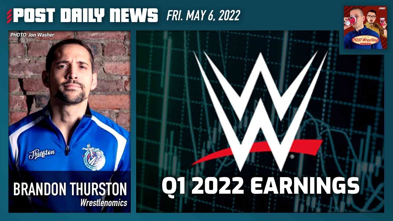 WWE Q1 2022 Earnings Report with Brandon Thurston | POST News 5/6 background