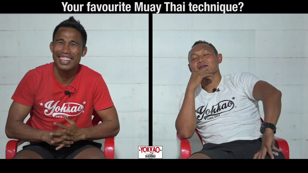 Double Interview | Singdam Vs Saenchai 🤣 background