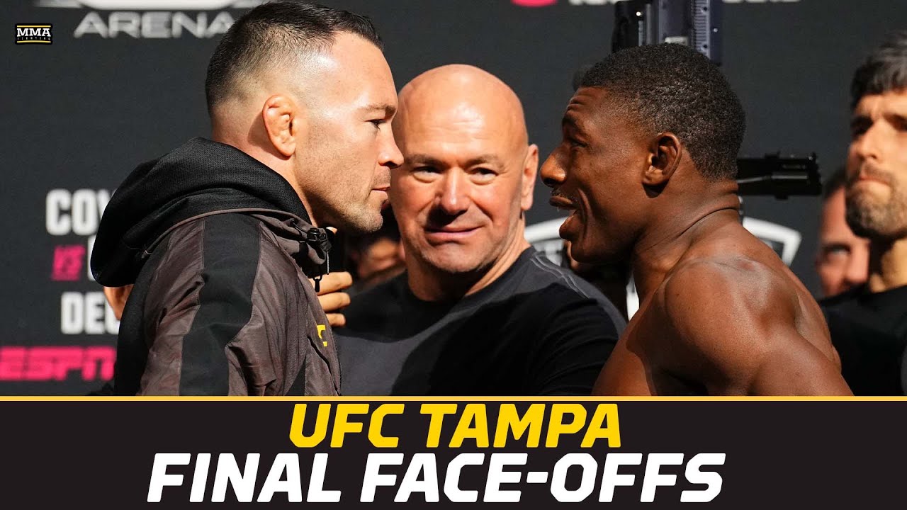 UFC Tampa: Covington vs. Buckley Finale Faceoffs | MMA Fighting background