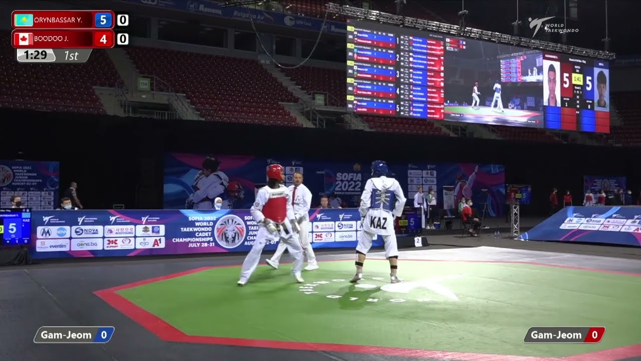 201 R64 Men 73kg KAZ ORYNBASSAR Y CAN BOODOO J background