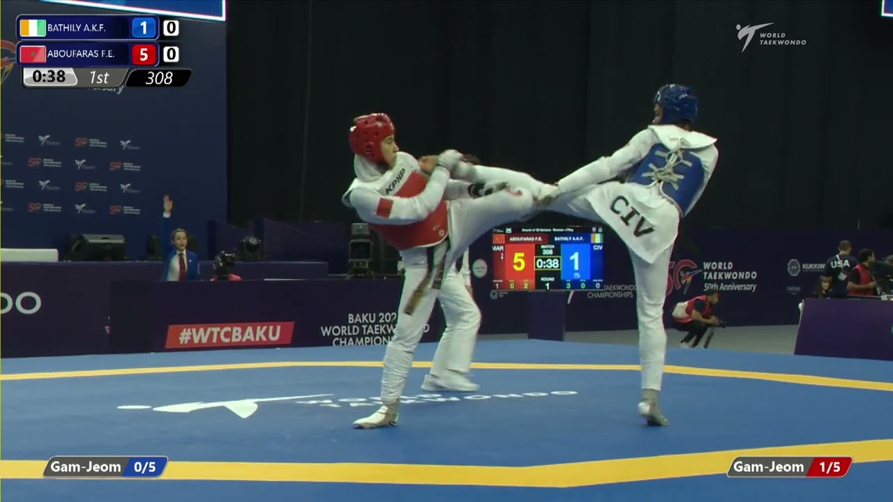308 R32 Women +73kg CIV BATHILY A K F MAR ABOUFARAS F E