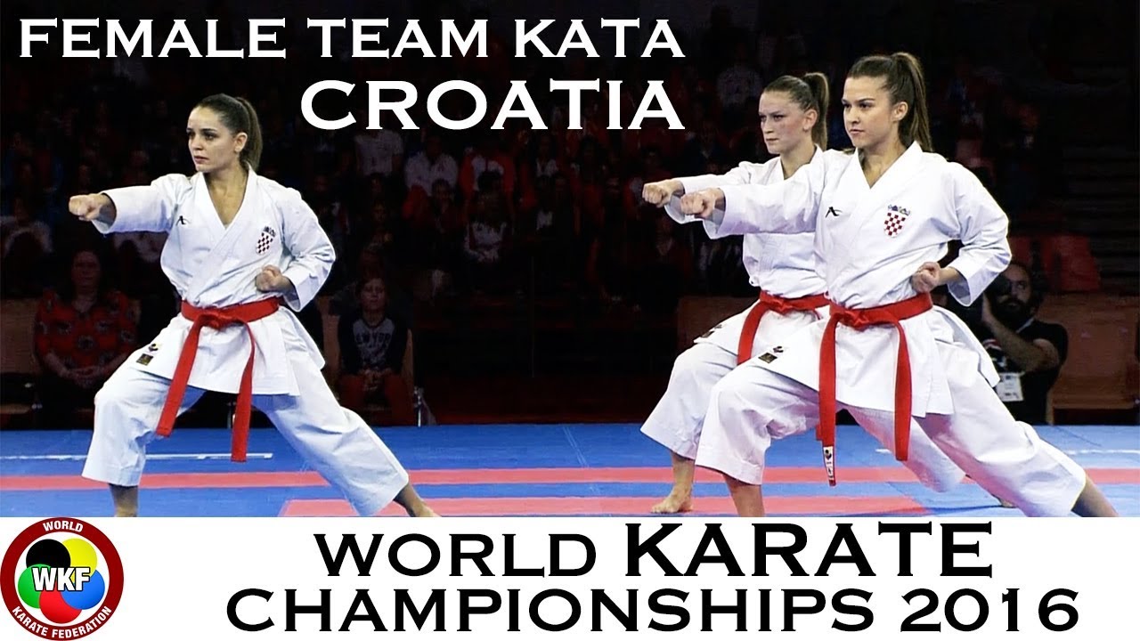 BRONZE MEDAL. Female Team Kata CROATIA. 2016 World Karate Championships | WORLD KARATE FEDERATION