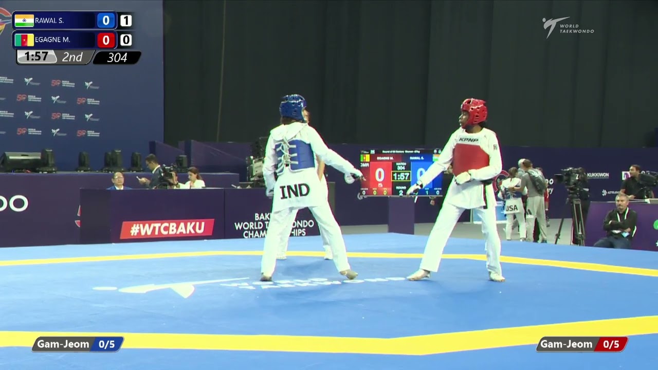 304 R64 Women 57kg IND RAWAL S CMR EGAGNE M