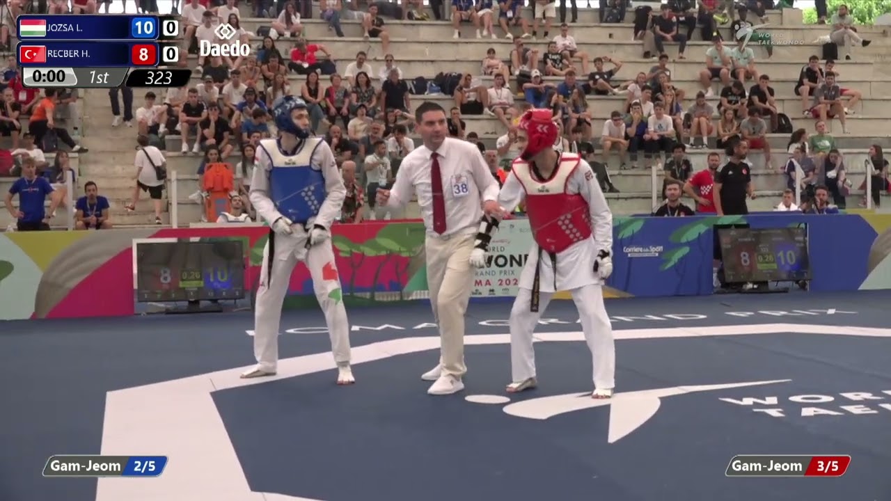 323 QF Men 68kg HUN JOZSA Levente mark TUR RECBER Hakan background
