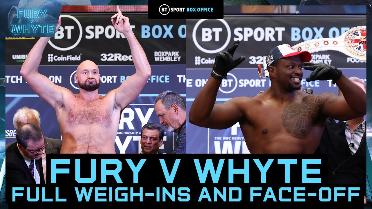 Tyson Fury v Dillian Whyte Weigh-Ins Full Live Stream: Here We Go! background