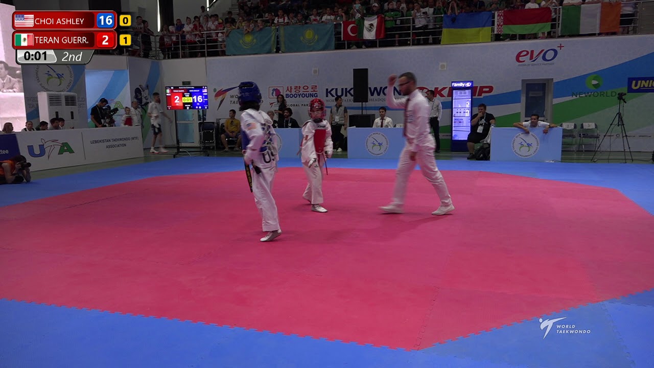2019 Tashkent World Cadet Championships Day 1 Court 2 (3) background