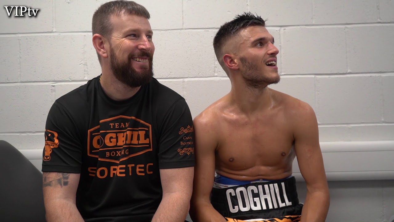 Coghill steps up in Rounds, opponent and sells out his hometown. background
