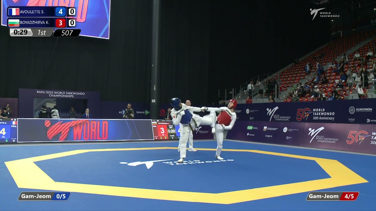 507 R32 Women +73kg FRA AVOULETTE S BUL BOYADZHIEVA K background