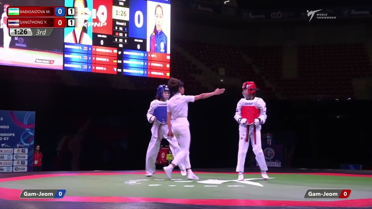 333 SF Girls 44kg UZB BABASAIDOVA M THA SANGTHONG Y