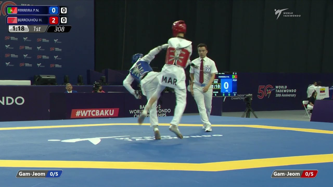 308 R64 Men 54kg POR FERREIRA P N MAR BERROUHOU H