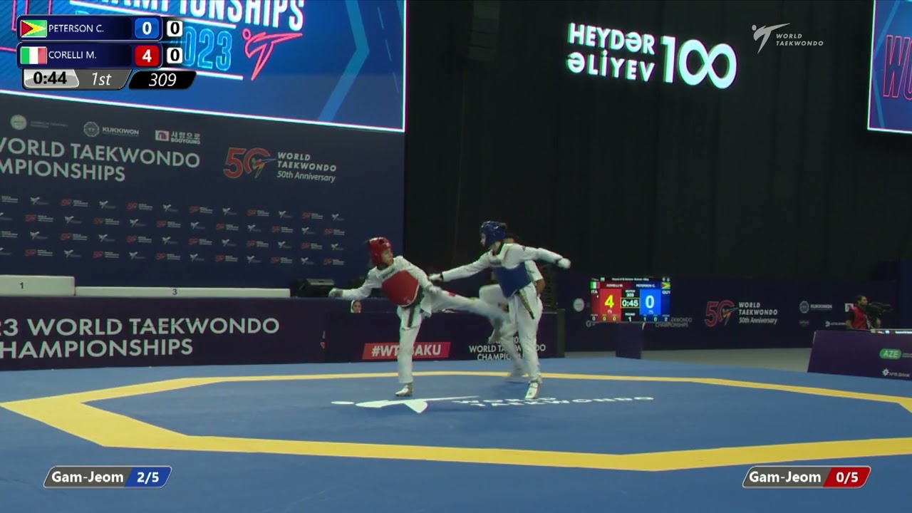 309 R64 Women 49kg GUY PETERSON C ITA CORELLI M