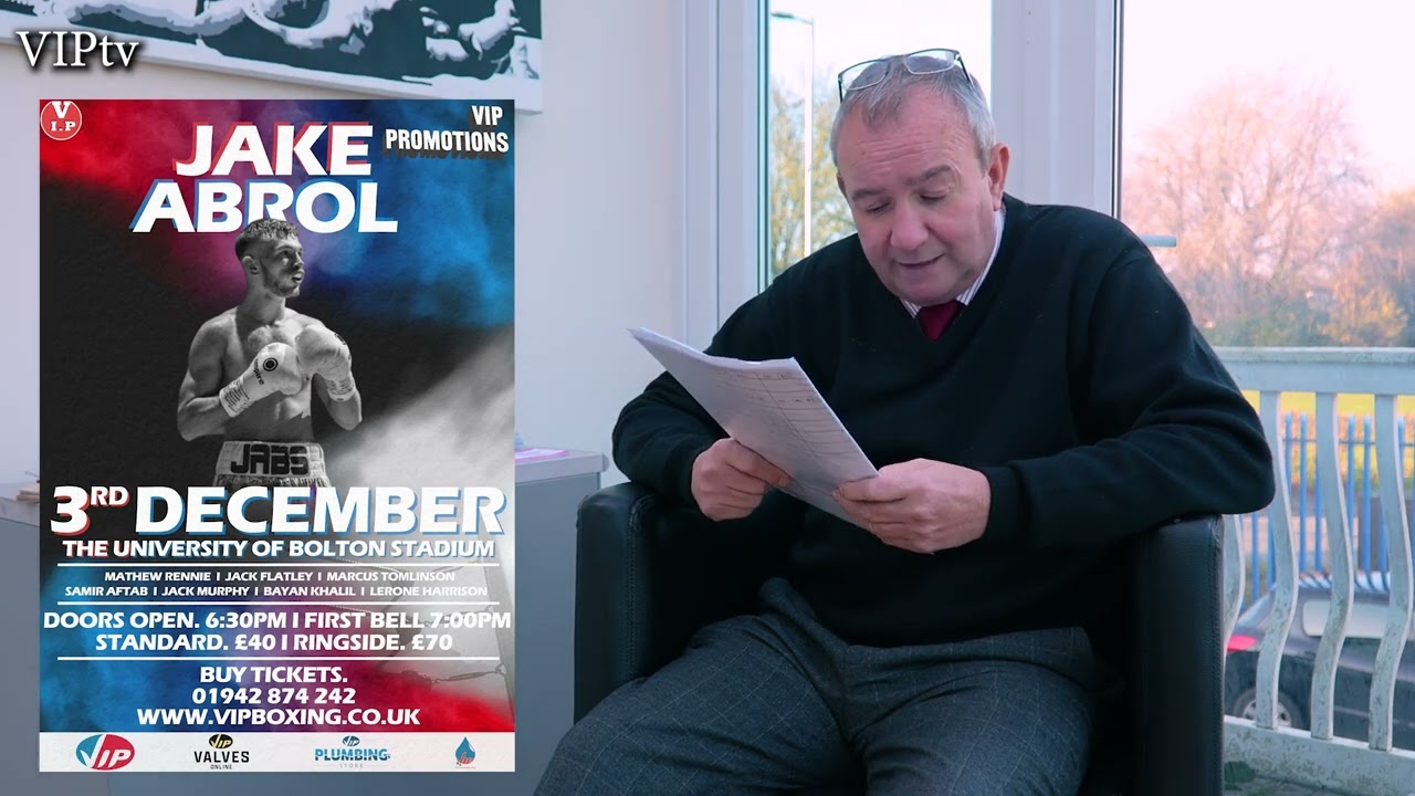 Steve Wood runs through a great show this weekend in Bolton, with quality card full of talent background