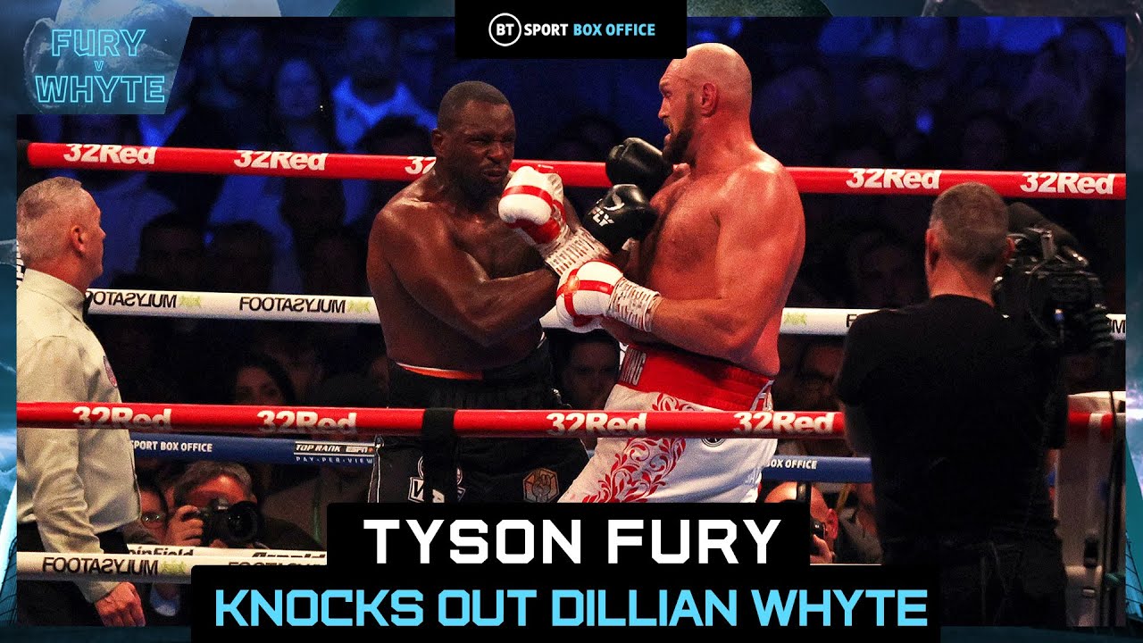 Tyson Fury knocks out Dillian Whyte with ferocious uppercut! | Fury v Whyte