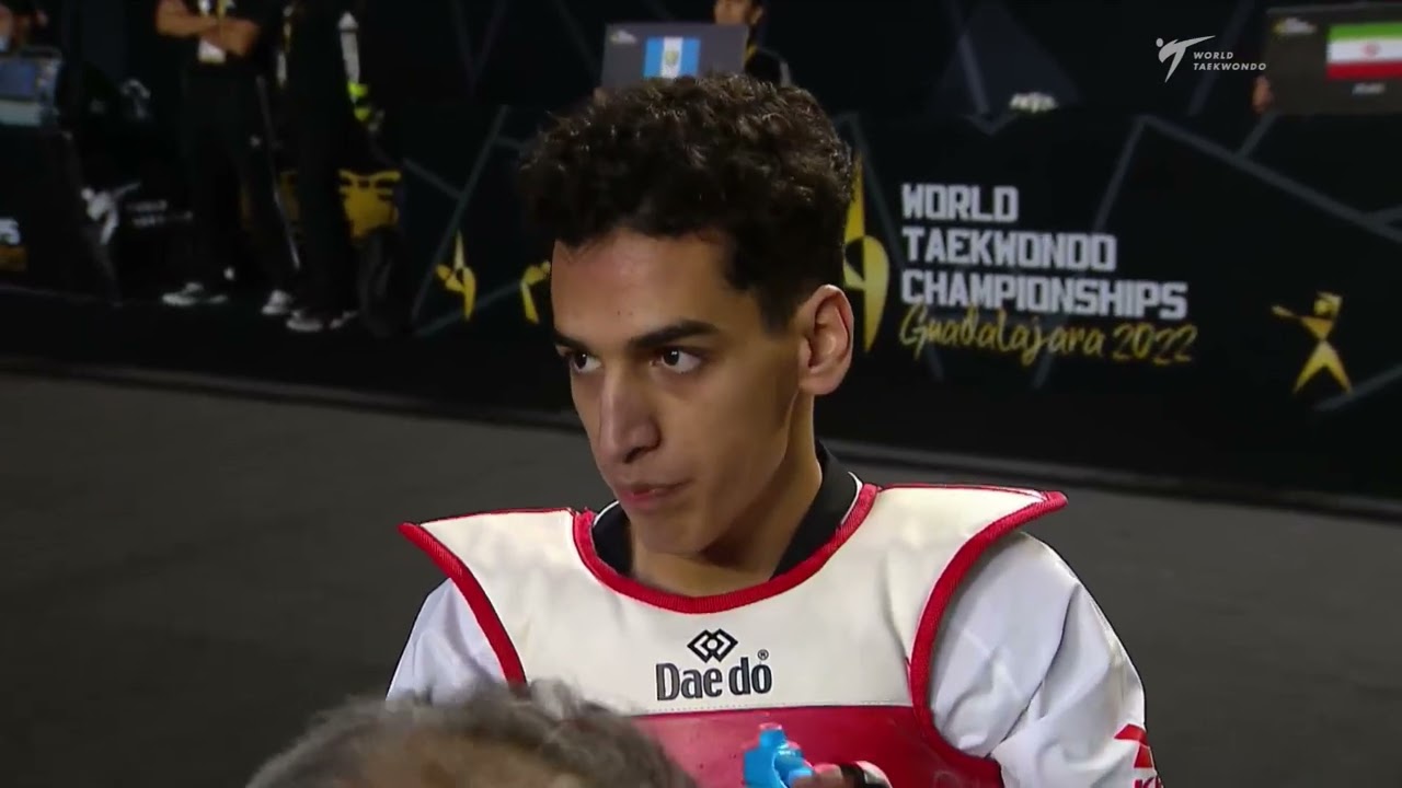 308 M-58kg R-64 FUENTES David GUA 🔵 vs 🔴 LOTFI Hossein IRI I Guadalajara 2022 WT Championships