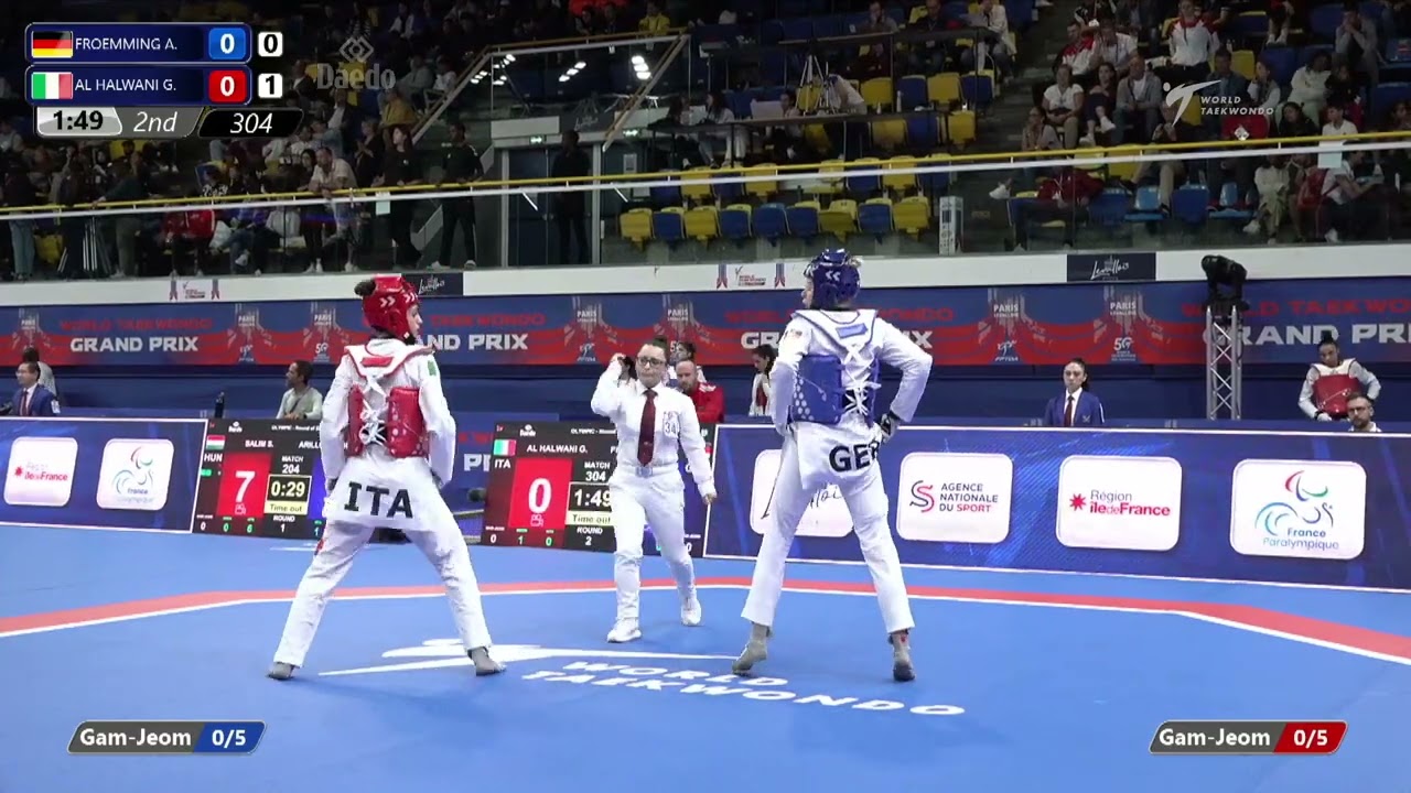 304 Round of 32 WOMEN W 57KG GER FROEMMING A ITA AL HALWANI G