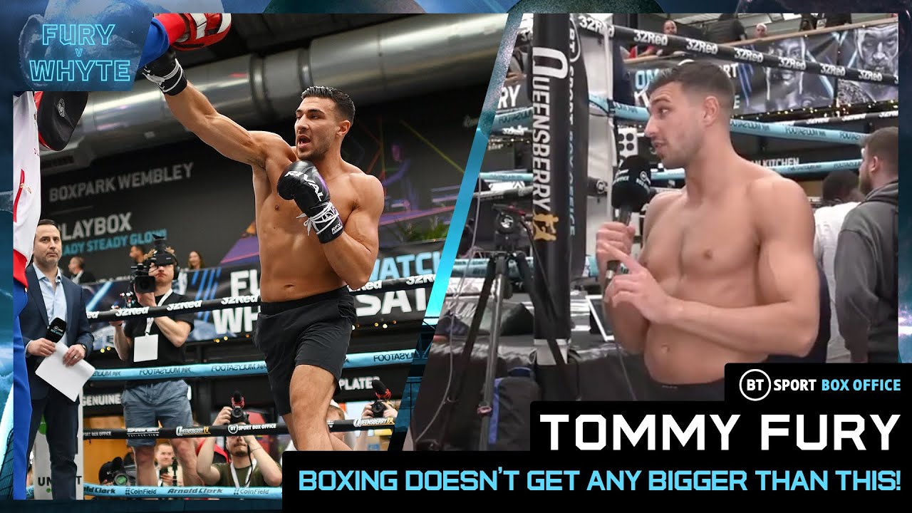 "This is a big as it gets!" Tommy Fury ready for Fury v Whyte Fight Week