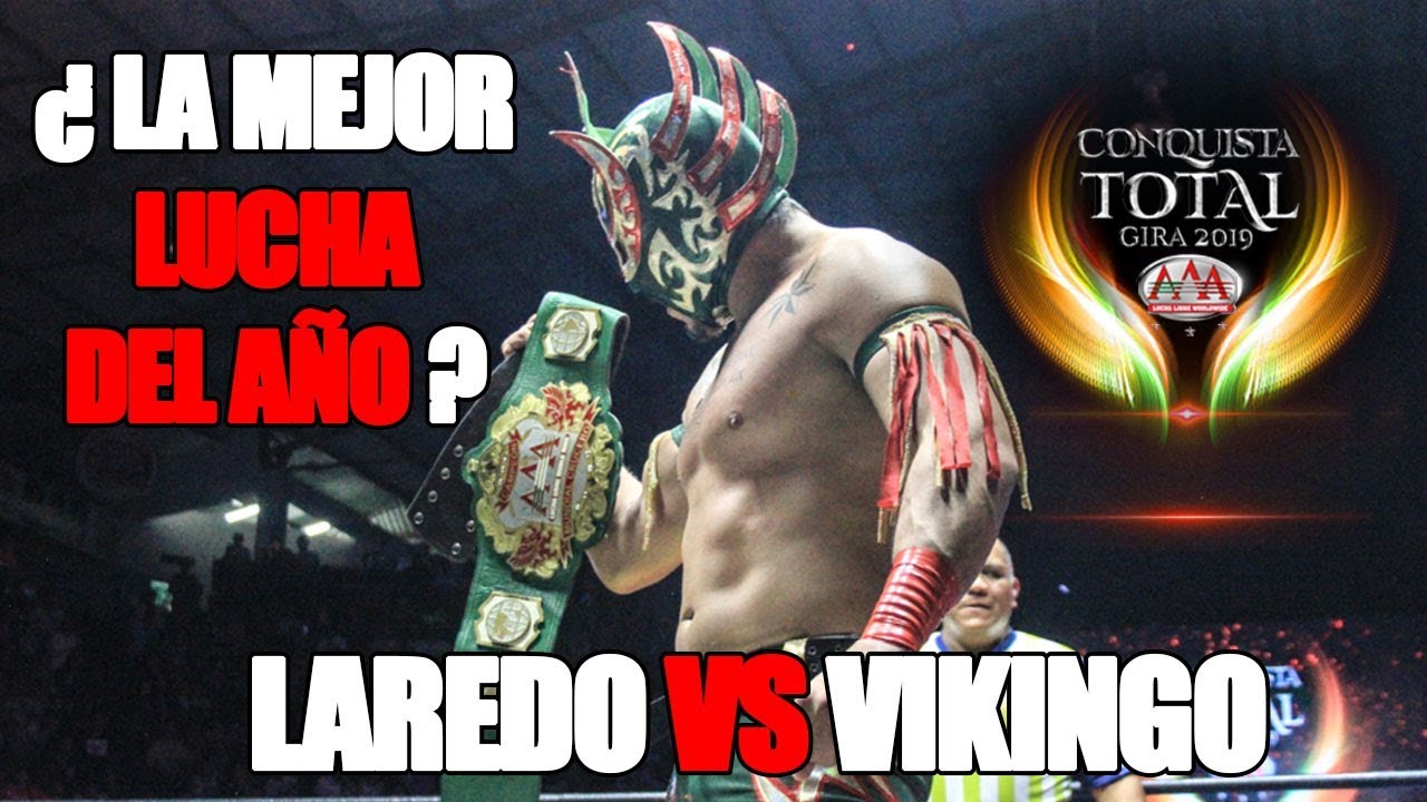 LAREDO KID Vs HIJO DEL VIKINGO por el Campeonato Mundial Crucero AAA background