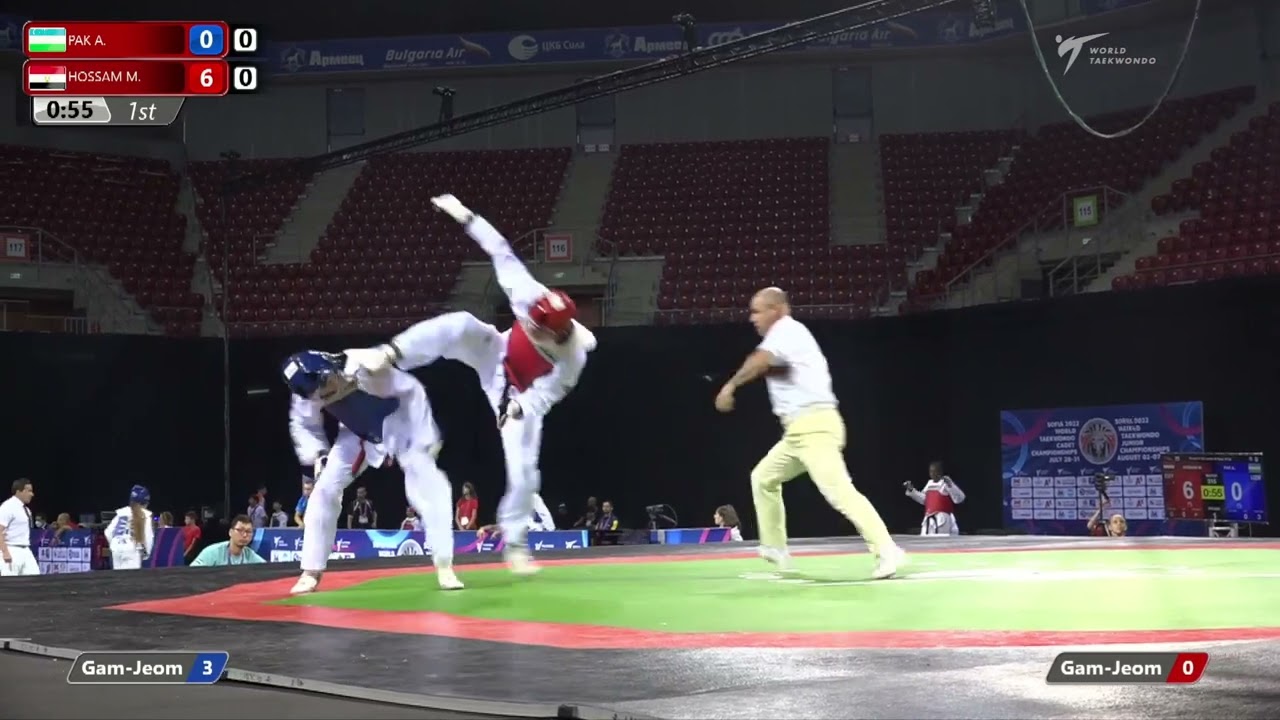 315 R32 Boys 61kg UZB PAK A EGY HOSSAM M background