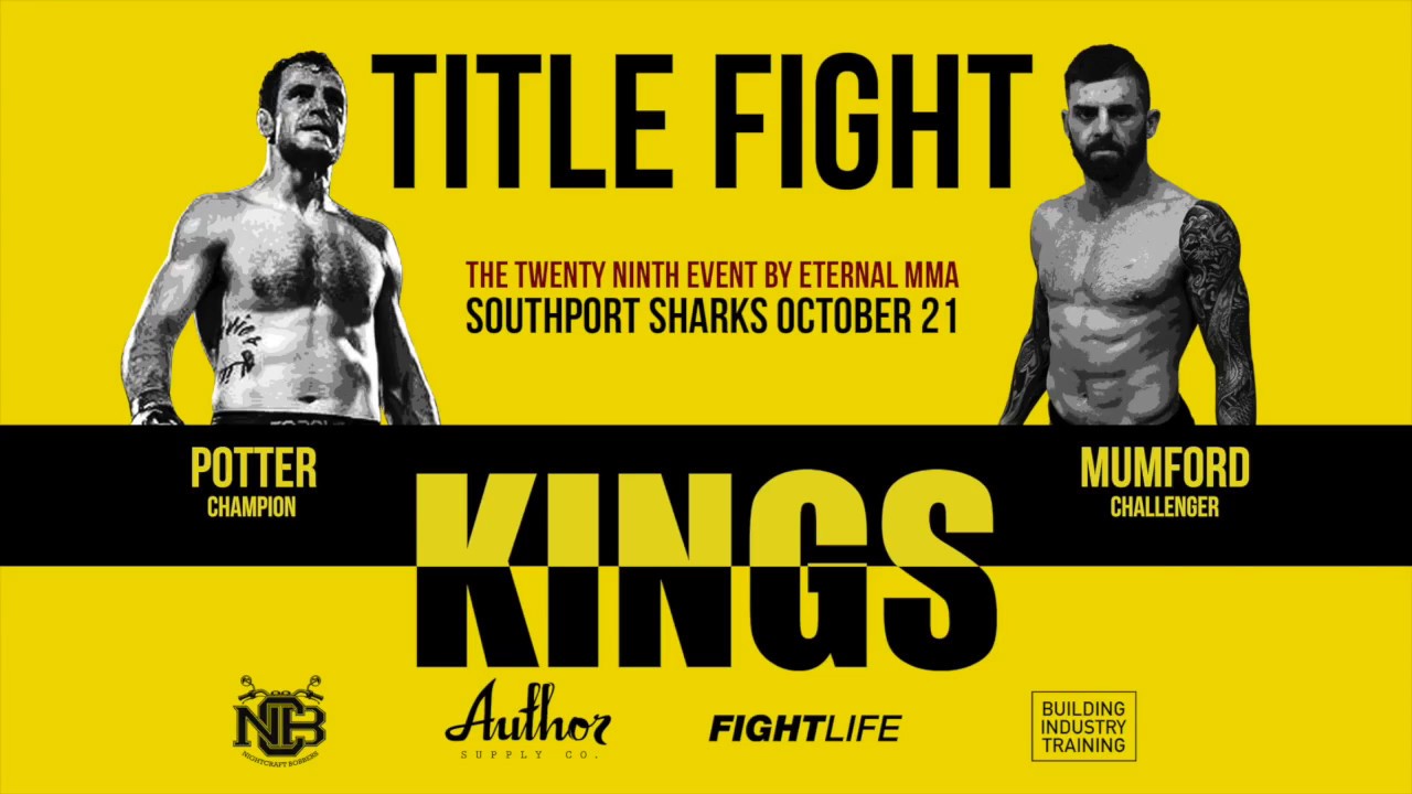 ETERNAL MMA 29 - CALLAN POTTER PROMO backdrop