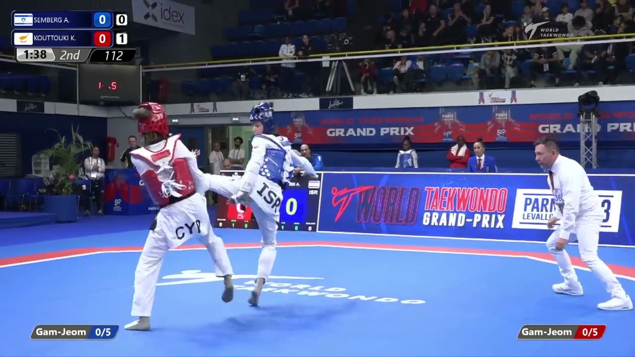 112 Round of 32 WOMEN W 49KG ISR SEMBERG A CYP KOUTTOUKI K