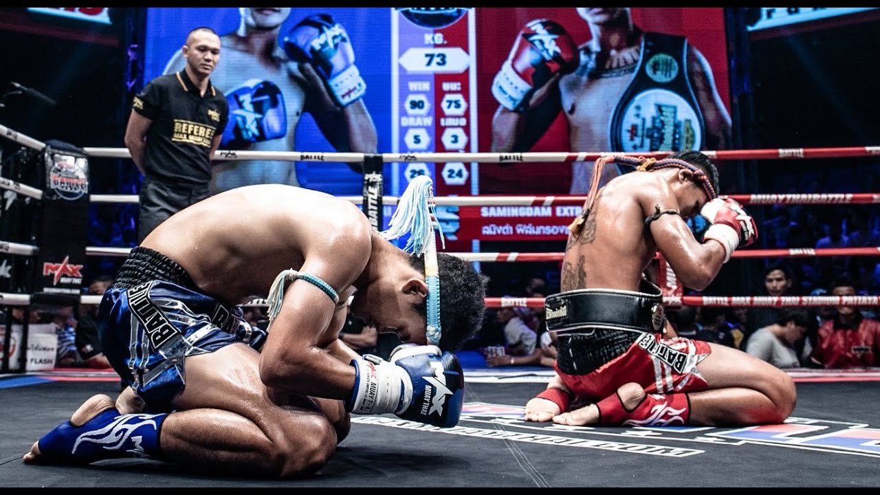 สมิงดำ ฟิล์มกรองแสงเอ็กซ์ตร้าโคล VS ก้องผาขาว อ.ยุทธชัย MUAY THAI BATTLE 2019 l Max Muay Thai คู่4
