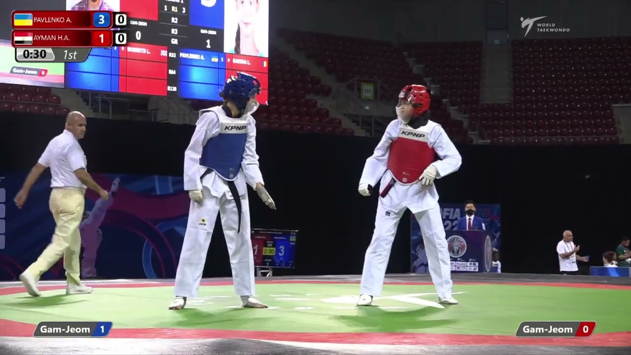 323 R16 Girls +59kg UKR PAVLENKO A EGY AYMAN H A