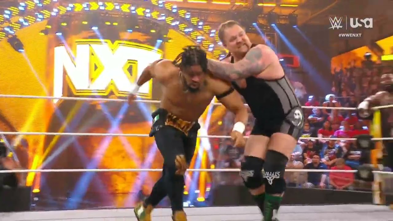 WWE NXT GALLUS VS TYRIEK IGWE & TYSON DUPONT 07/09/24 background