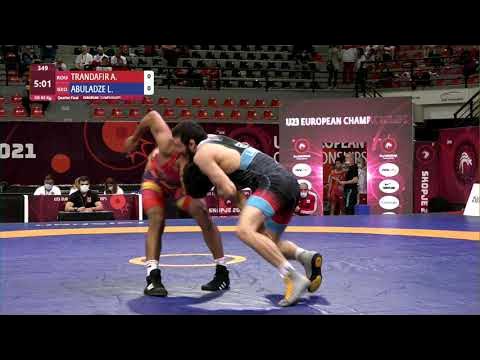 1/4 GR - 63 kg: A. TRANDAFIR (ROU) v. L. ABULADZE (GEO)