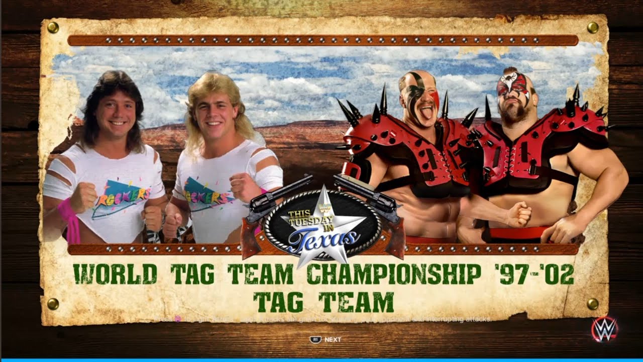 The Rockers vs Legion Of Doom. This Tuesday in Texas 91. WWE 2K23