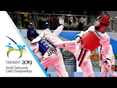 Tashkent 2019 WT Cadet Champs. M -45kg Final KRAJISNIK Z.(SRB) vs GARBUZ S.(RUS)