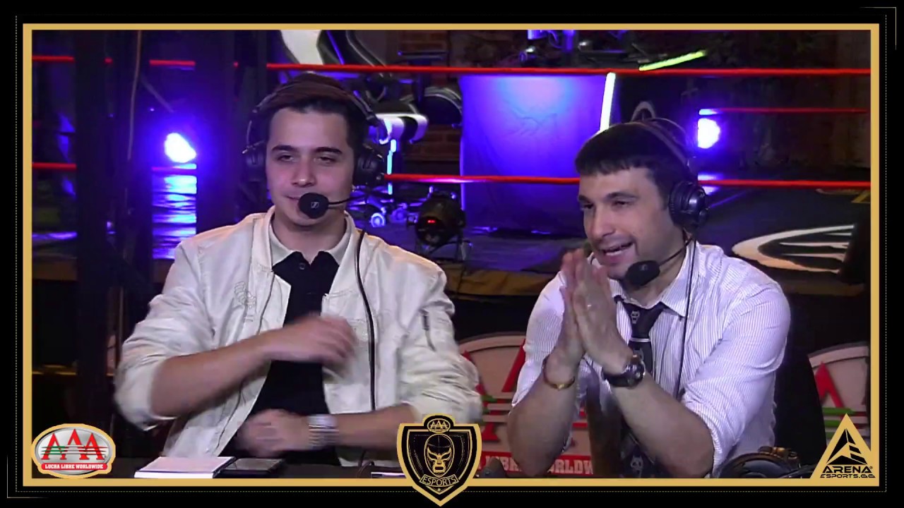Equipo esports AAA y Pre Show Lucha Capital 5 background