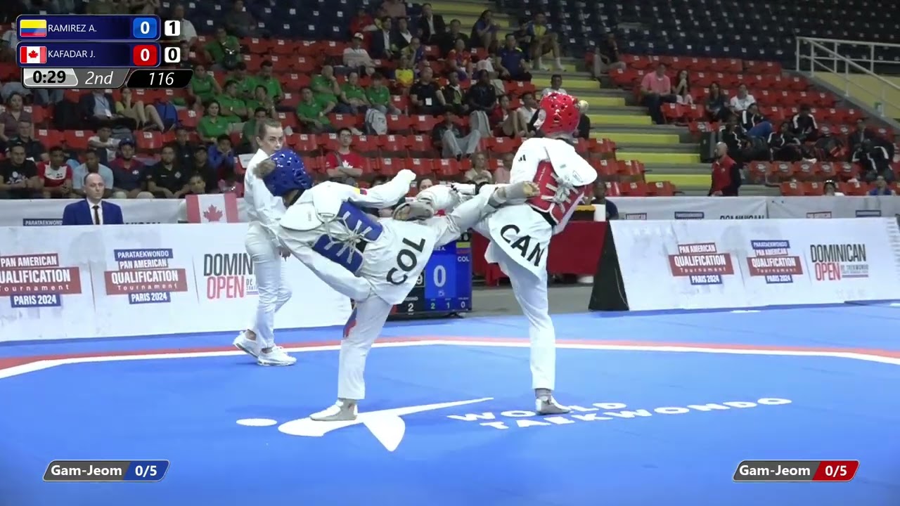 116 Semi final W 49kg COL RAMIREZ A CAN KAFADAR J