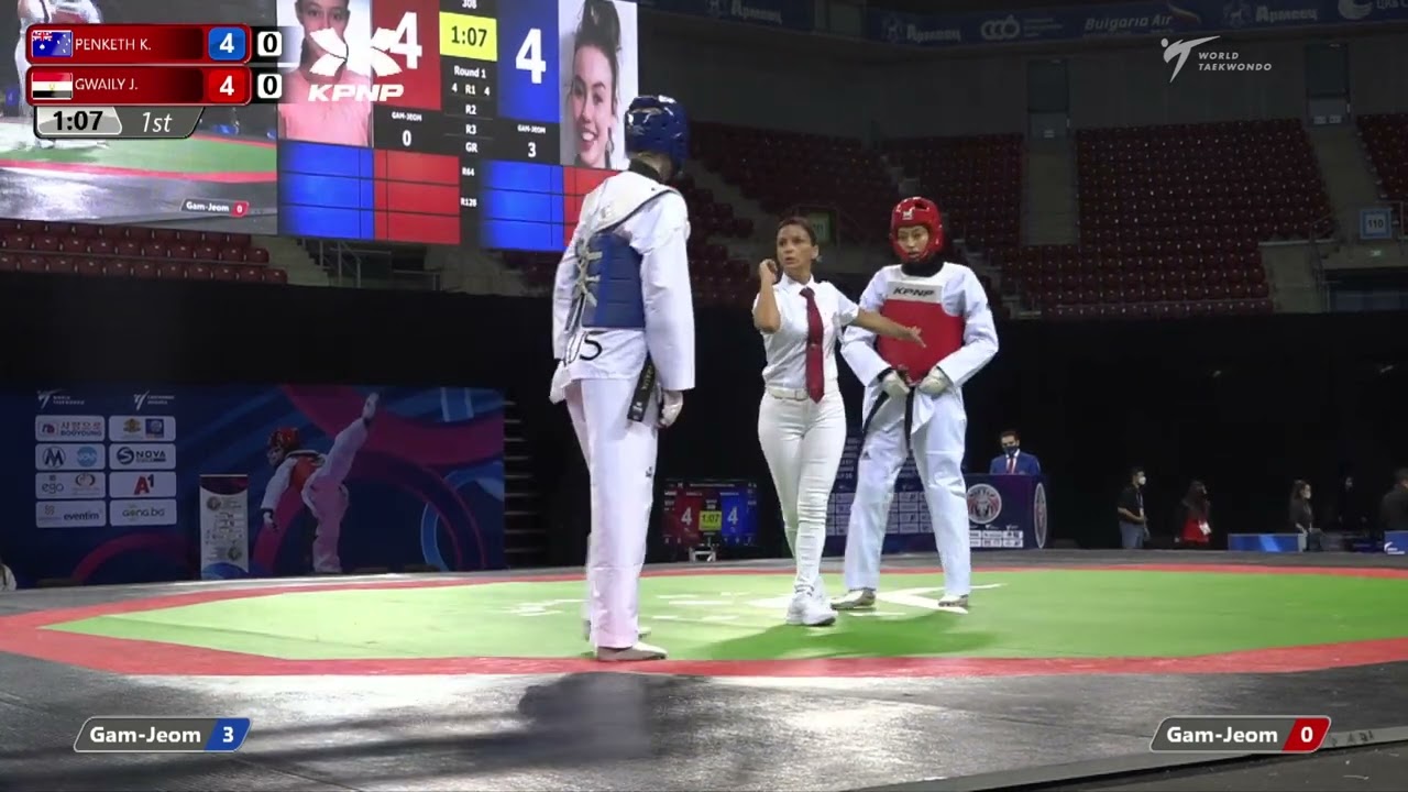 308 R32 Women +68kg AUS PENKETH K EGY GWAILY J background