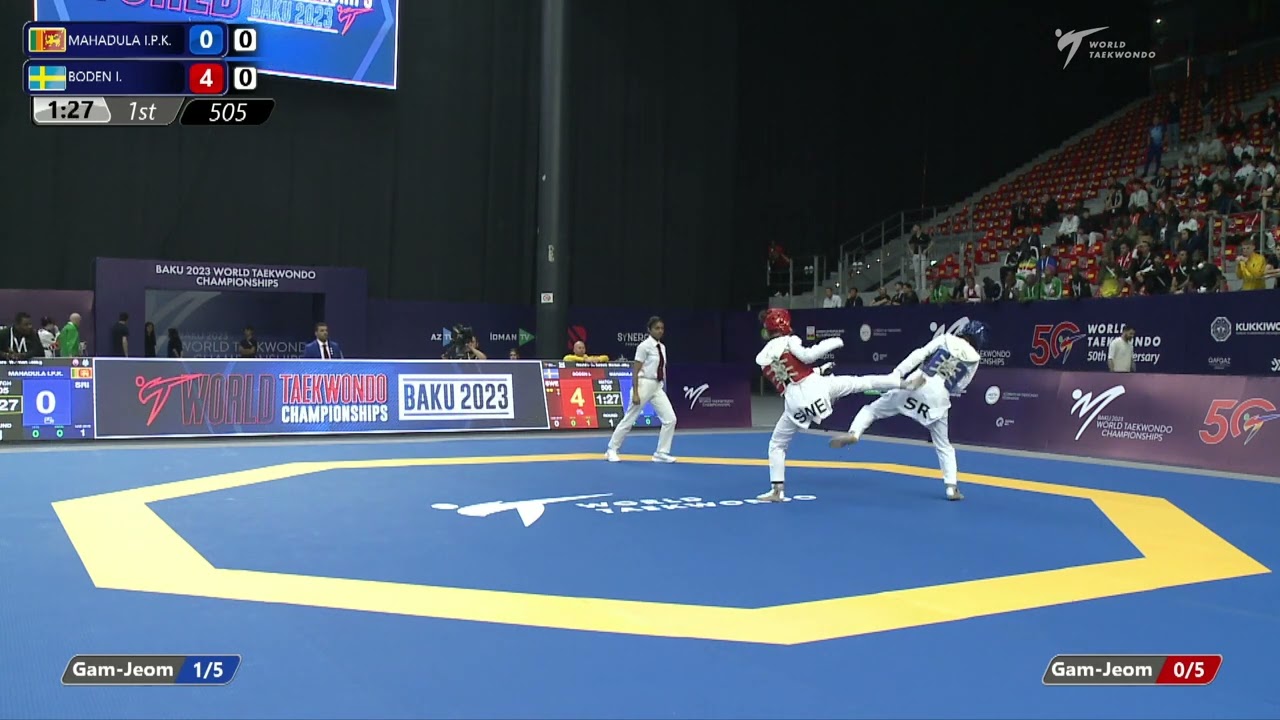 505 R64 Women 49kg SRI MAHADULA I P K SWE BODEN I