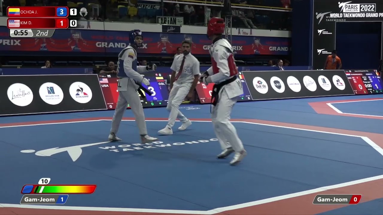 206 R32 M 58kg COL OCHOA J USA KIM D background