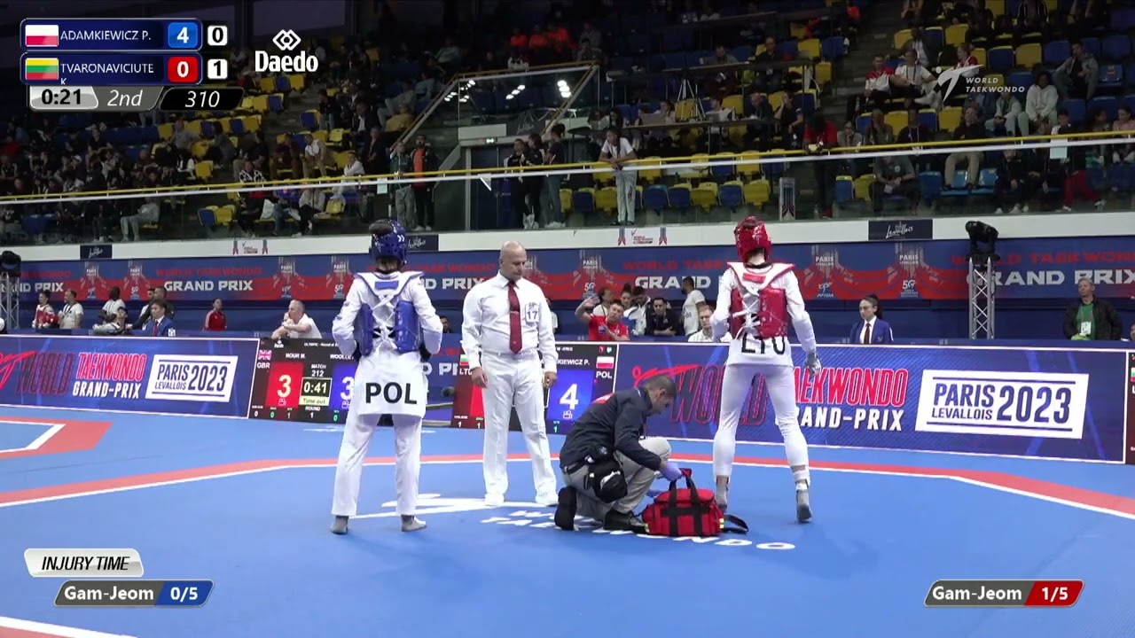 310 Round of 32 WOMEN W 57KG POL ADAMKIEWICZ P LTU TVARONAVICIUTE K