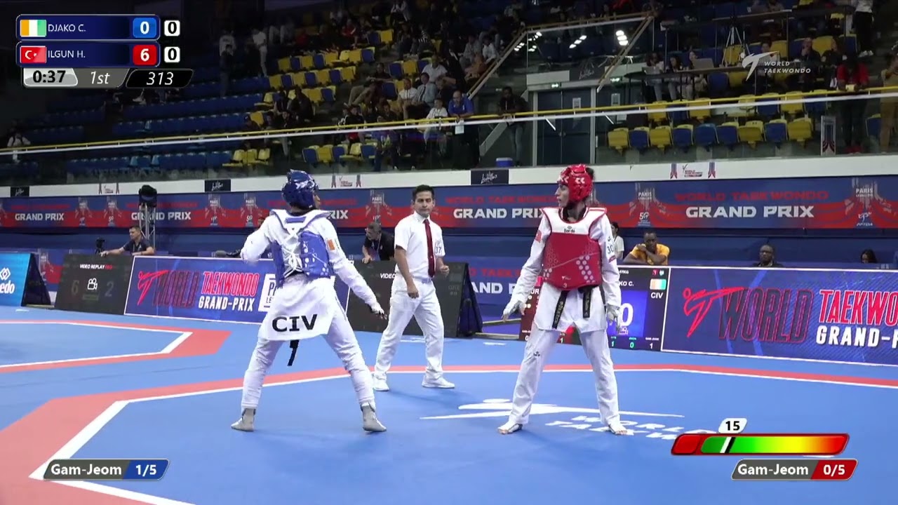 313 Round of 32 WOMEN W 57KG CIV DJAKO C TUR ILGUN H